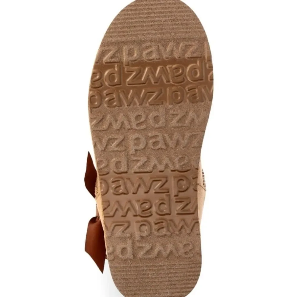 BearPaw Pawz‎ Faux Suede Shearling Boots- Hickory